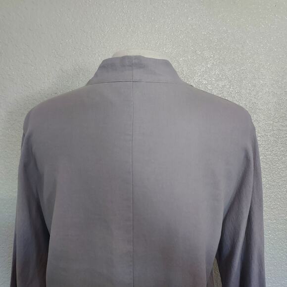 Kidoriman Linen Blend Long Sleeve Laggen Look V-Neck Size XL - Picture 10 of 12